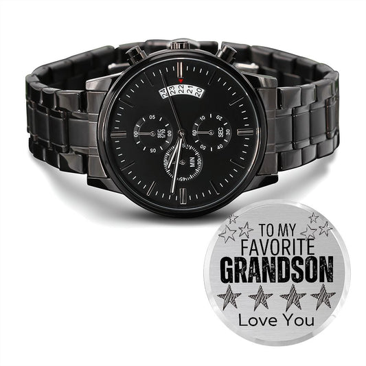 To My Favorite Grandson, Black Watch Love you